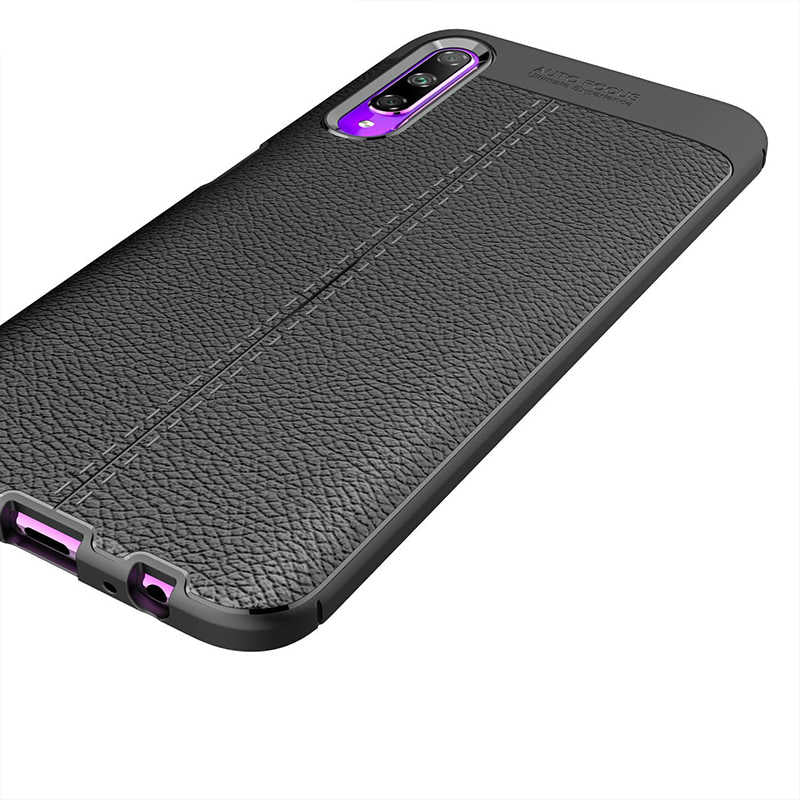 Huawei P Smart Pro 2019 Kılıf Zore Niss Silikon Kapak Siyah