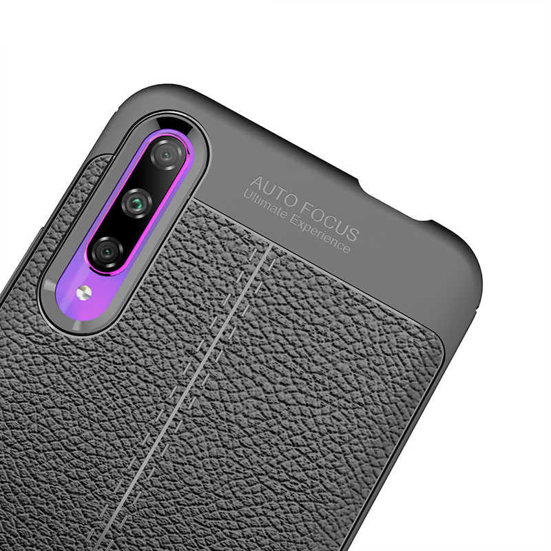 Huawei P Smart Pro 2019 Kılıf Zore Niss Silikon Kapak Siyah