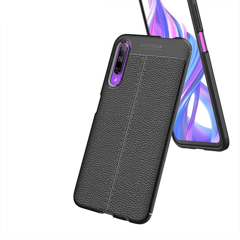 Huawei P Smart Pro 2019 Kılıf Zore Niss Silikon Kapak Siyah