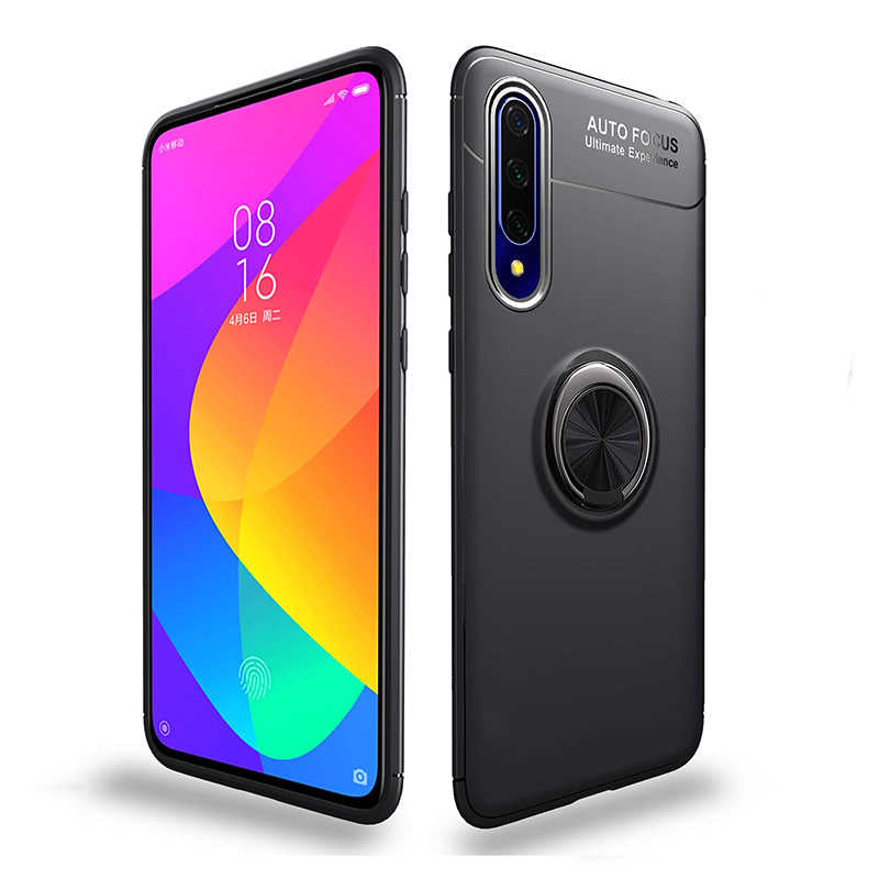 Huawei P Smart Pro 2019 Kılıf Zore Ravel Silikon Kapak Siyah-Rose Gold