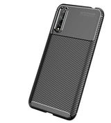 Huawei P Smart S (Y8P) Kılıf Zore Negro Silikon Kapak Lacivert