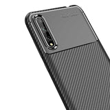 Huawei P Smart S (Y8P) Kılıf Zore Negro Silikon Kapak Lacivert