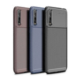 Huawei P Smart S (Y8P) Kılıf Zore Negro Silikon Kapak Siyah