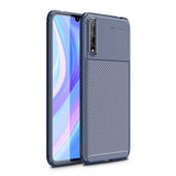 Huawei P Smart S (Y8P) Kılıf Zore Negro Silikon Kapak Lacivert