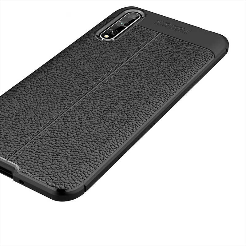 Huawei P Smart S (Y8P) Kılıf Zore Niss Silikon Kapak Kırmızı