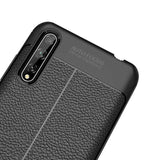 Huawei P Smart S (Y8P) Kılıf Zore Niss Silikon Kapak Kırmızı