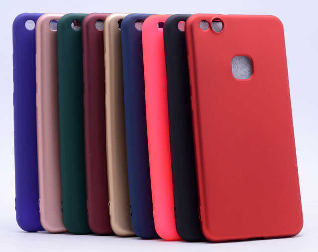Huawei P10 Lite Kılıf Zore Premier Silikon Kapak Bordo