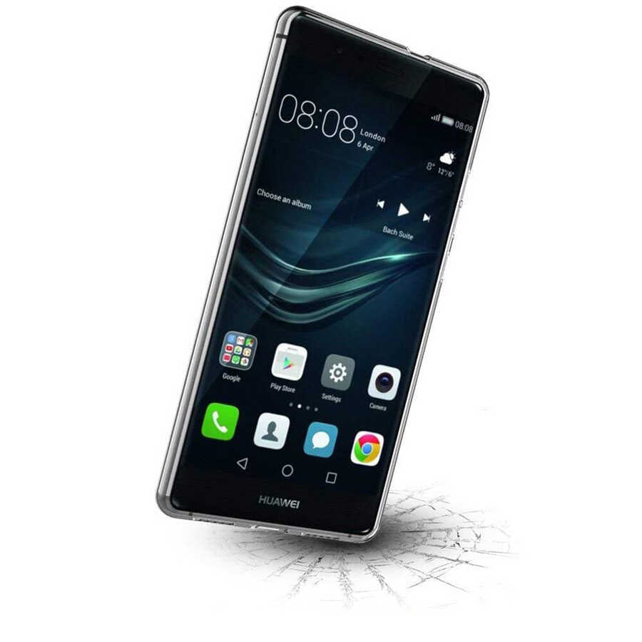 Huawei P10 Lite Kılıf Zore Süper Silikon Kapak Renksiz