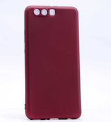 Huawei P10 Plus Kılıf Zore Premier Silikon Kapak Bordo