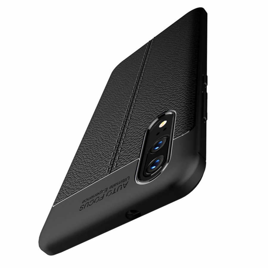 Huawei P20 Kılıf Zore Niss Silikon Kapak Gri