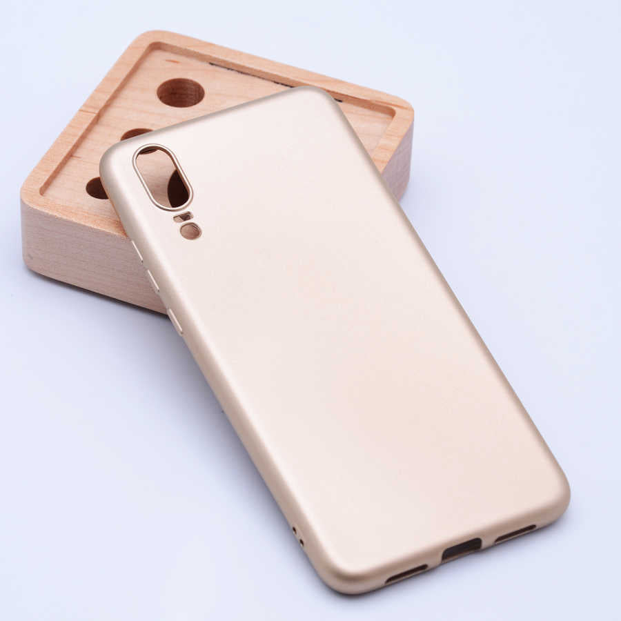 Huawei P20 Kılıf Zore Premier Silikon Kapak Siyah