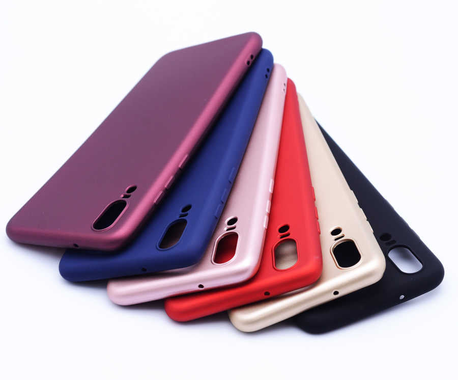 Huawei P20 Kılıf Zore Premier Silikon Kapak Rose Gold