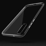 Huawei P20 Kılıf Zore Süper Silikon Kapak Renksiz