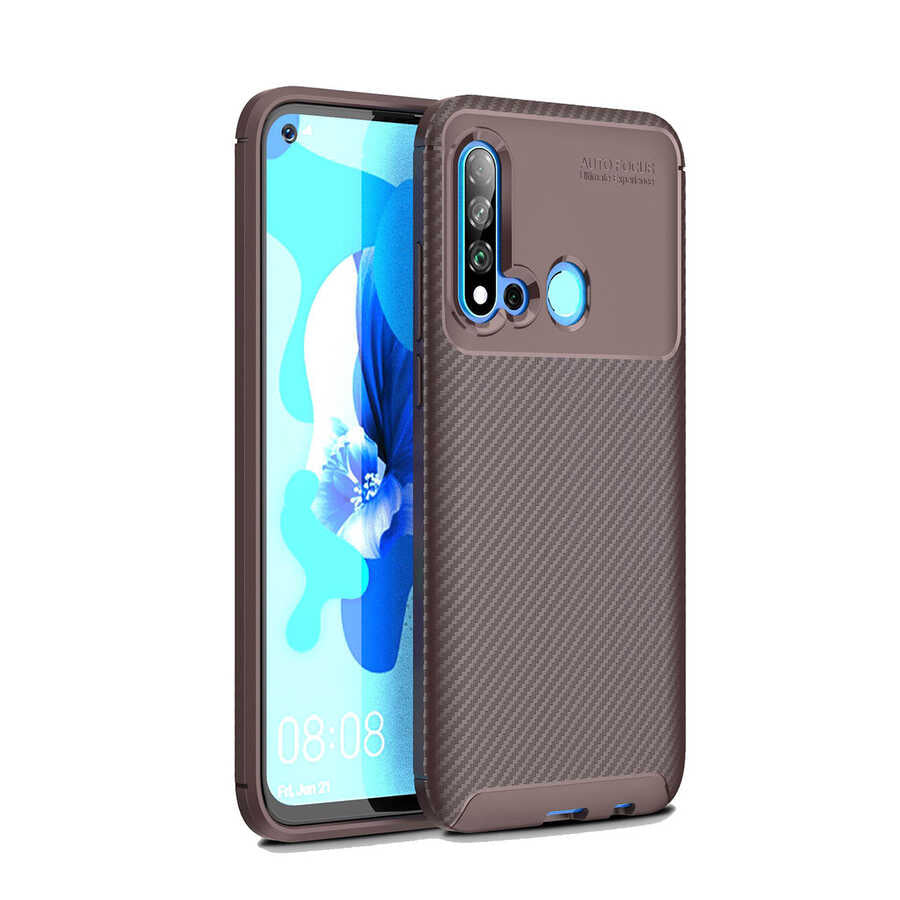 Huawei P20 Lite 2019 Kılıf Zore Negro Silikon Kapak Siyah