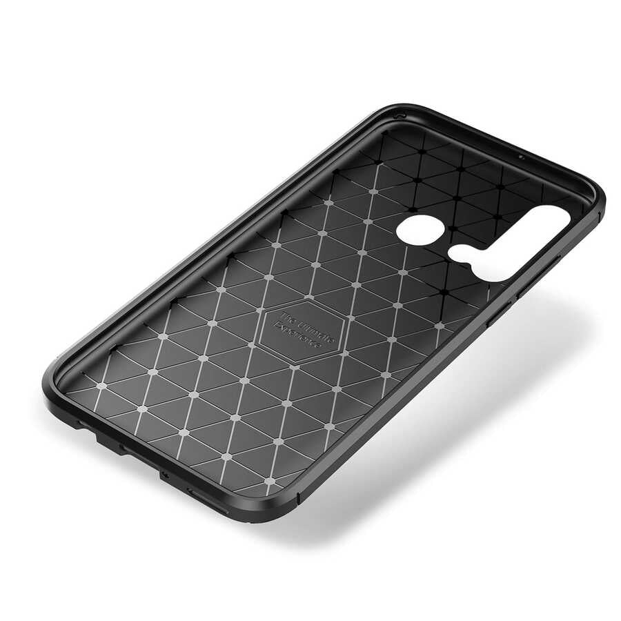 Huawei P20 Lite 2019 Kılıf Zore Negro Silikon Kapak Lacivert