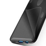 Huawei P20 Lite 2019 Kılıf Zore Negro Silikon Kapak Kahverengi