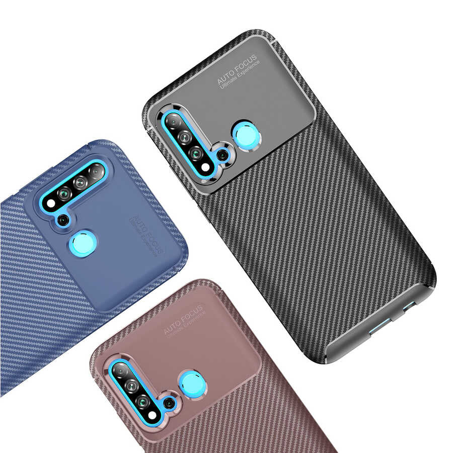 Huawei P20 Lite 2019 Kılıf Zore Negro Silikon Kapak Siyah