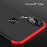 Huawei P20 Lite Kılıf Zore Ays Kapak Kırmızı