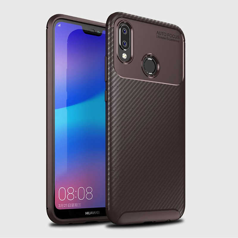 Huawei P20 Lite Kılıf Zore Negro Silikon Kapak Lacivert