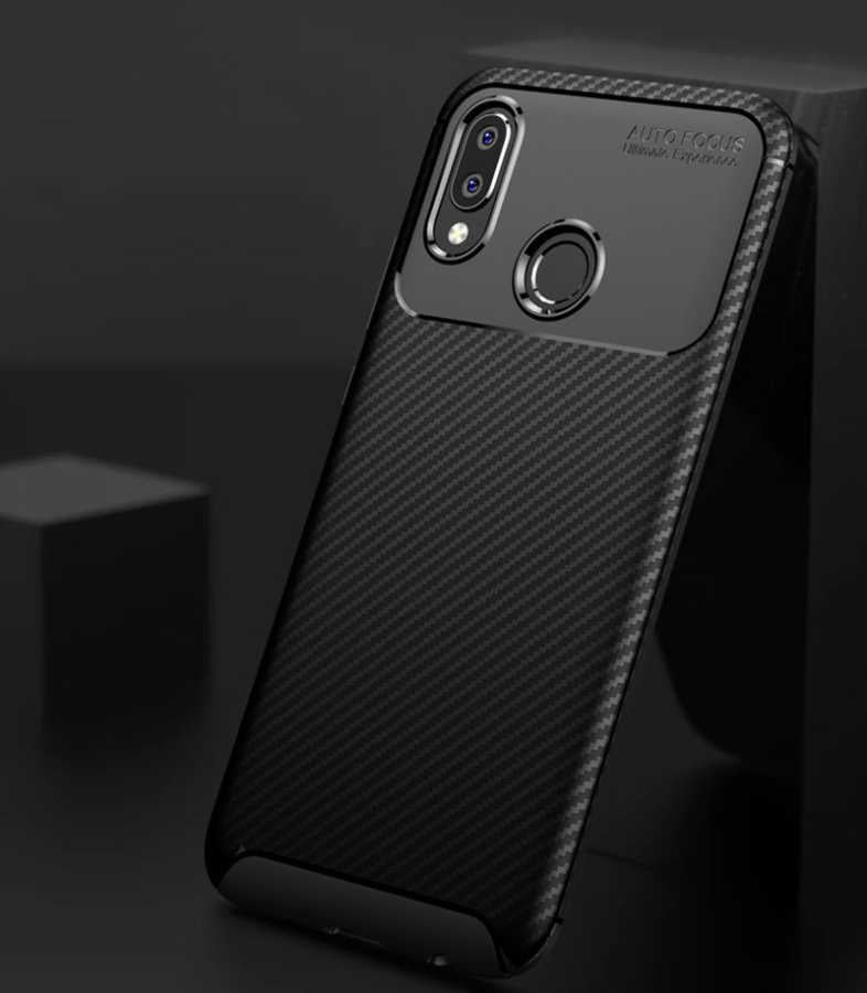 Huawei P20 Lite Kılıf Zore Negro Silikon Kapak Lacivert