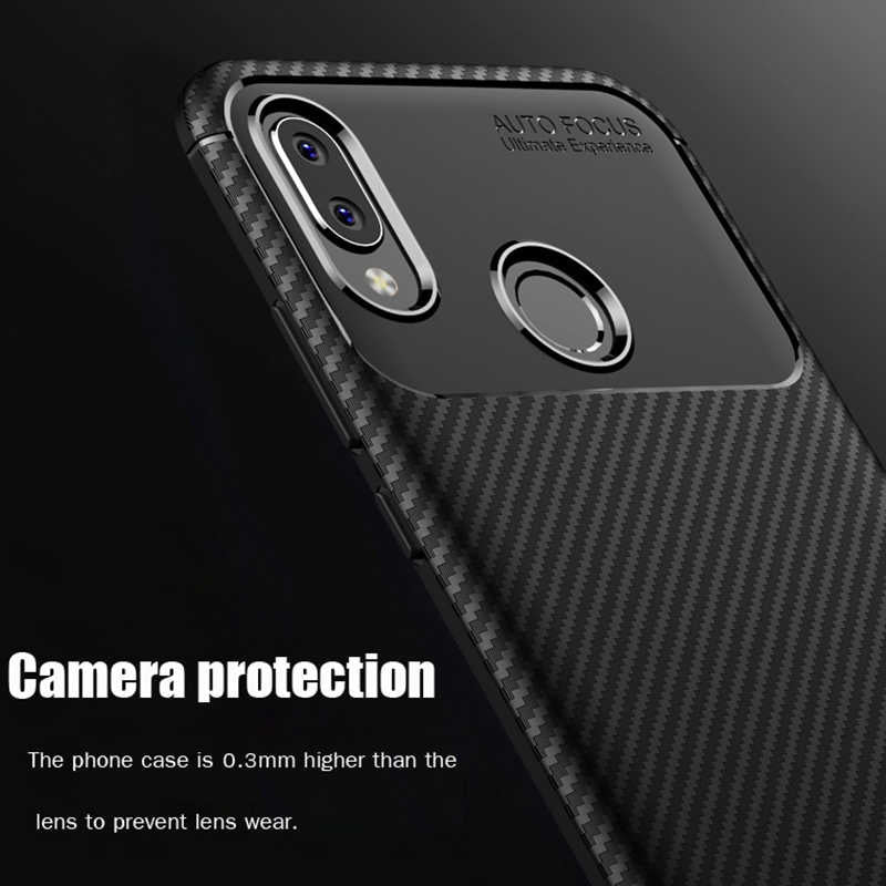 Huawei P20 Lite Kılıf Zore Negro Silikon Kapak Lacivert