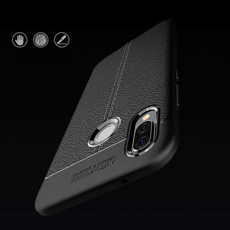 Huawei P20 Lite Kılıf Zore Niss Silikon Kapak Kırmızı
