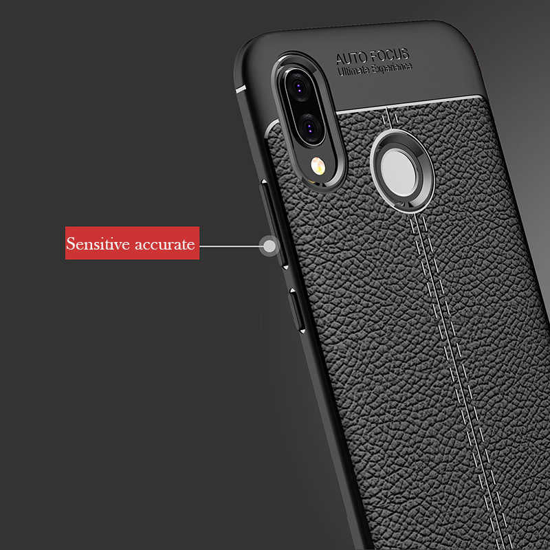 Huawei P20 Lite Kılıf Zore Niss Silikon Kapak Gri