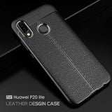Huawei P20 Lite Kılıf Zore Niss Silikon Kapak Gri