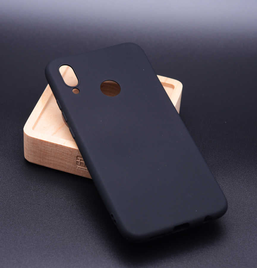 Huawei P20 Lite Kılıf Zore Premier Silikon Kapak Mürdüm