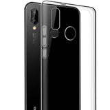 Huawei P20 Lite Kılıf Zore Süper Silikon Kapak Renksiz