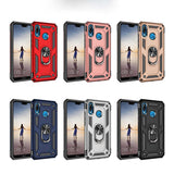 Huawei P20 Lite Kılıf Zore Vega Kapak Kırmızı