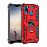 Huawei P20 Lite Kılıf Zore Vega Kapak Kırmızı