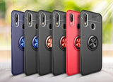 Huawei P20 Lite Kılıf Zore Ravel Silikon Kapak Kırmızı