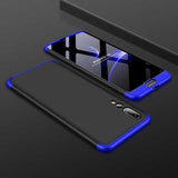 Huawei P20 Pro Kılıf Zore Ays Kapak Siyah-Mavi