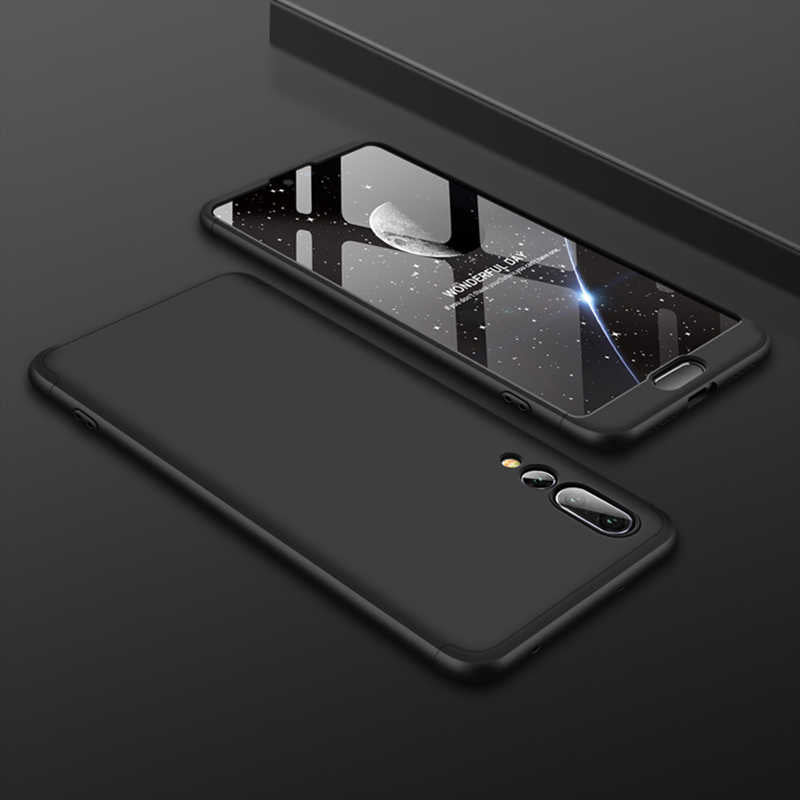 Huawei P20 Pro Kılıf Zore Ays Kapak Siyah-Mavi