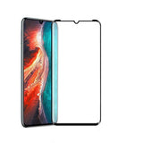 Huawei P30 Zore Kenarları Kırılmaya Dayanıklı Cam Ekran Koruyucu Siyah