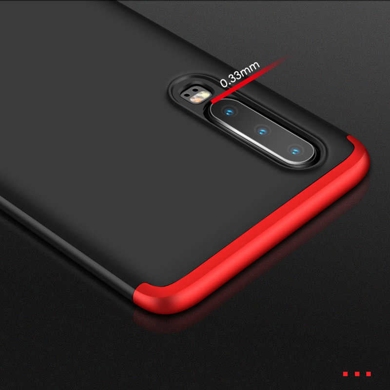 Huawei P30 Kılıf Zore Ays Kapak Kırmızı