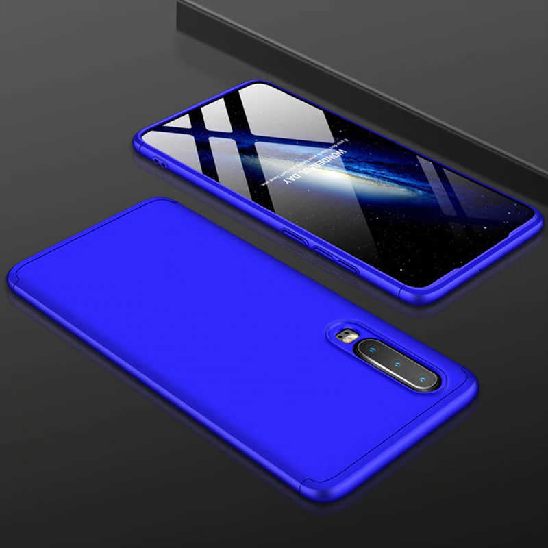 Huawei P30 Kılıf Zore Ays Kapak Mavi