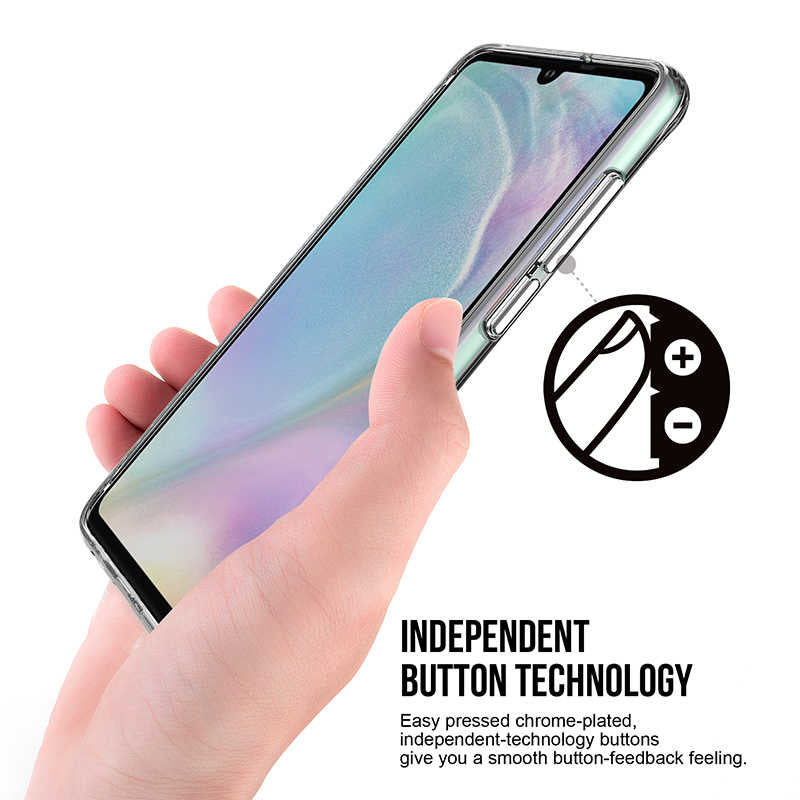 Huawei P30 Kılıf Zore Gard Silikon Renksiz