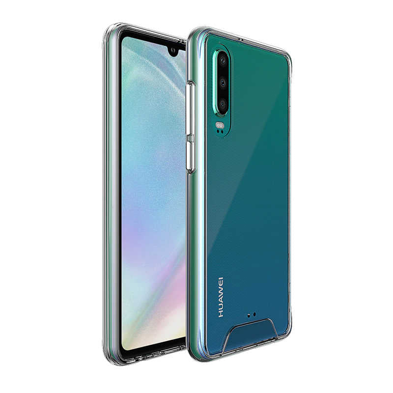 Huawei P30 Kılıf Zore Gard Silikon Renksiz