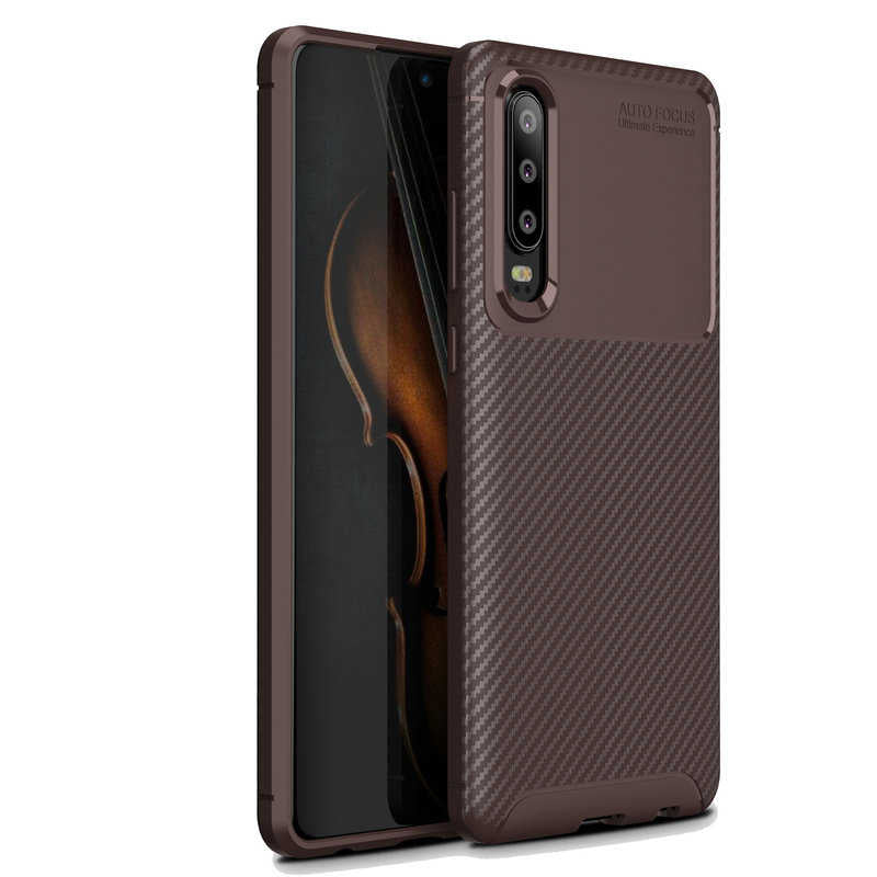Huawei P30 Kılıf Zore Negro Silikon Kapak Siyah