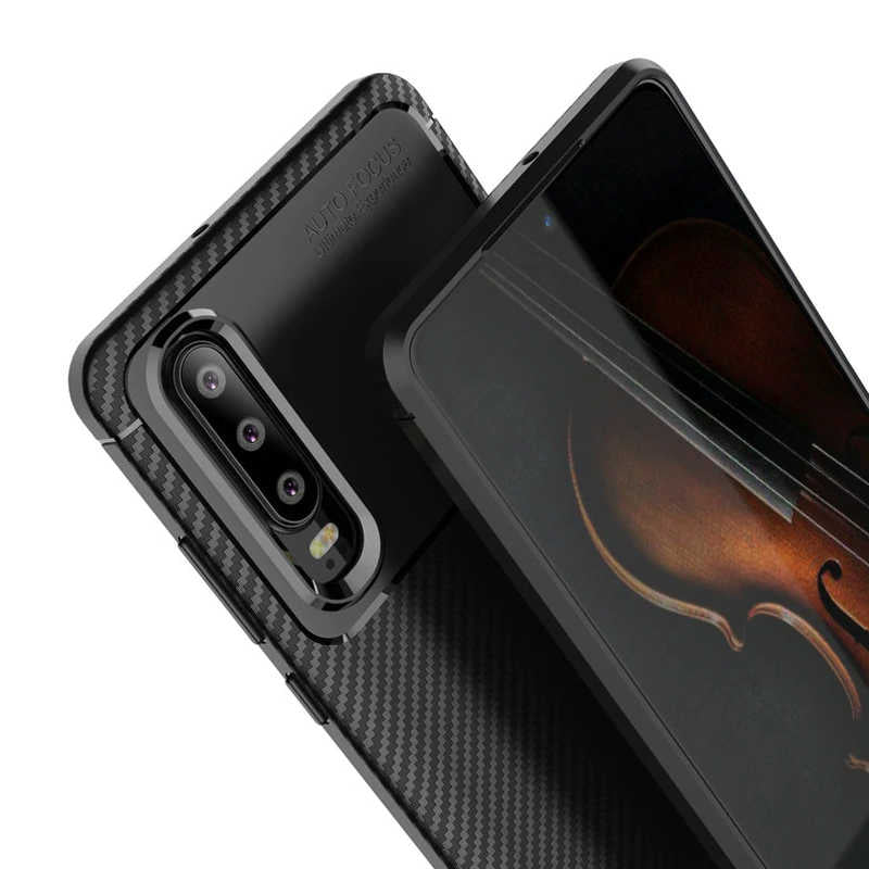 Huawei P30 Kılıf Zore Negro Silikon Kapak Siyah