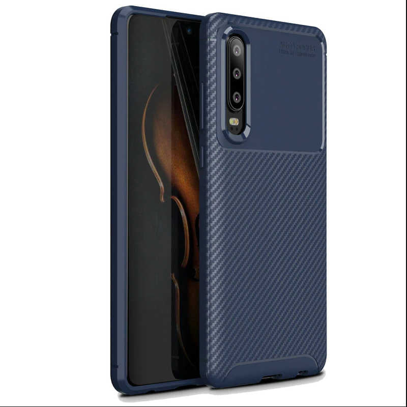 Huawei P30 Kılıf Zore Negro Silikon Kapak Siyah