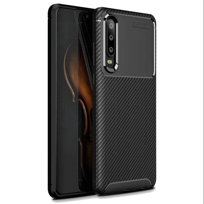 Huawei P30 Kılıf Zore Negro Silikon Kapak Siyah