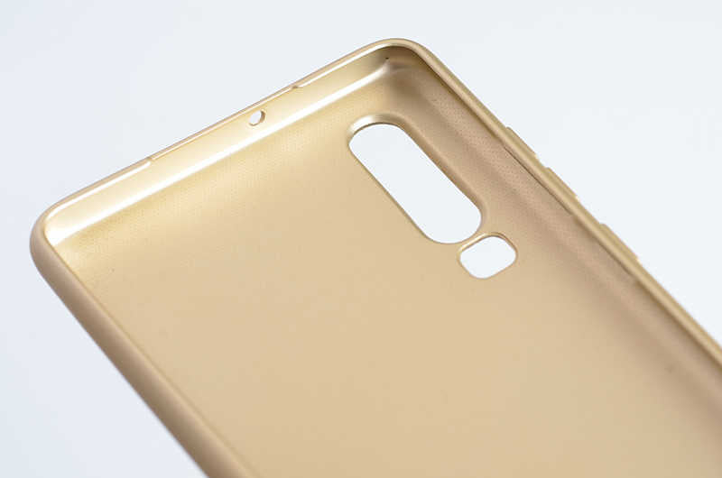 Huawei P30 Kılıf Zore Premier Silikon Kapak Gold