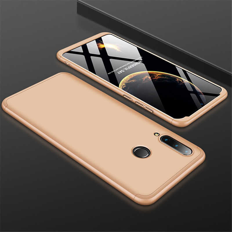 Huawei P30 Lite Kılıf Zore Ays Kapak Gold