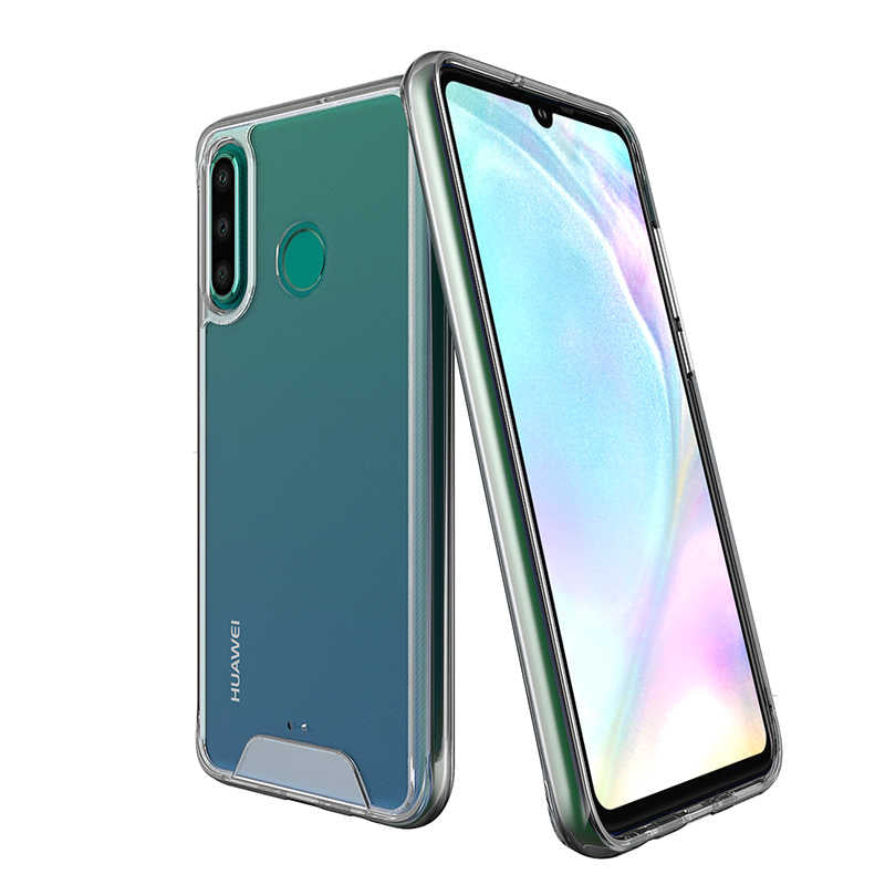 Huawei P30 Lite Kılıf Zore Gard Silikon Renksiz