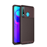 Huawei P30 Lite Kılıf Zore Negro Silikon Kapak Kahverengi