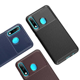 Huawei P30 Lite Kılıf Zore Negro Silikon Kapak Lacivert