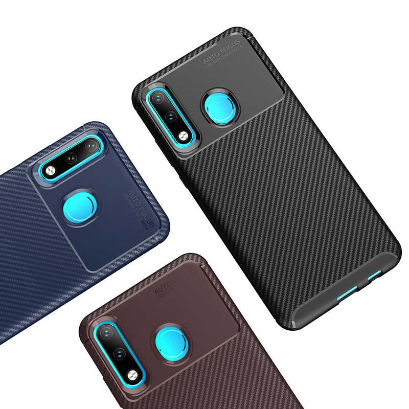 Huawei P30 Lite Kılıf Zore Negro Silikon Kapak Lacivert
